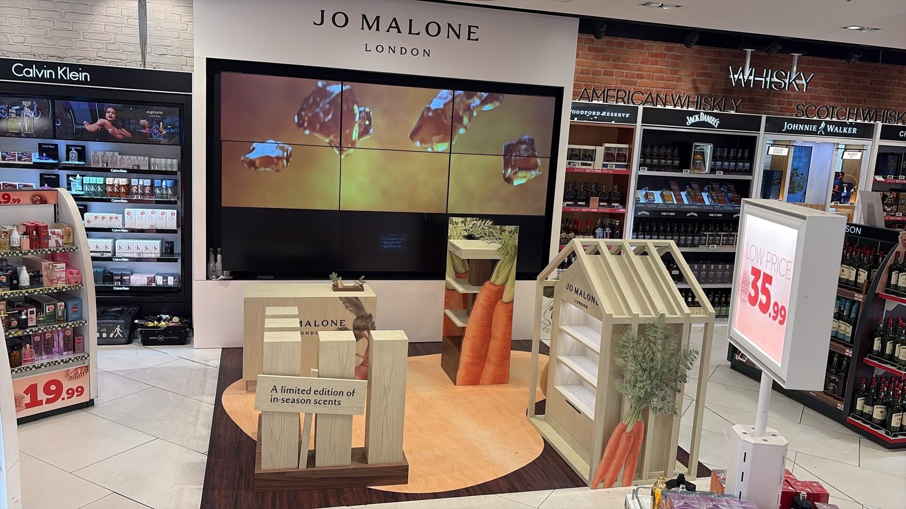 Jo Malone units in store