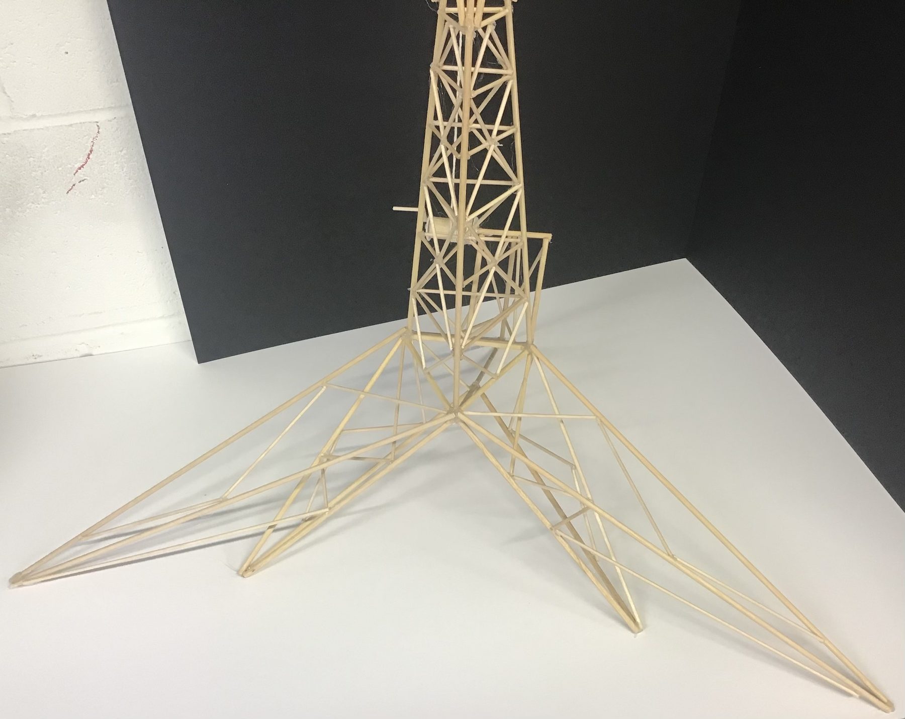 Pylon bamboo lattice base