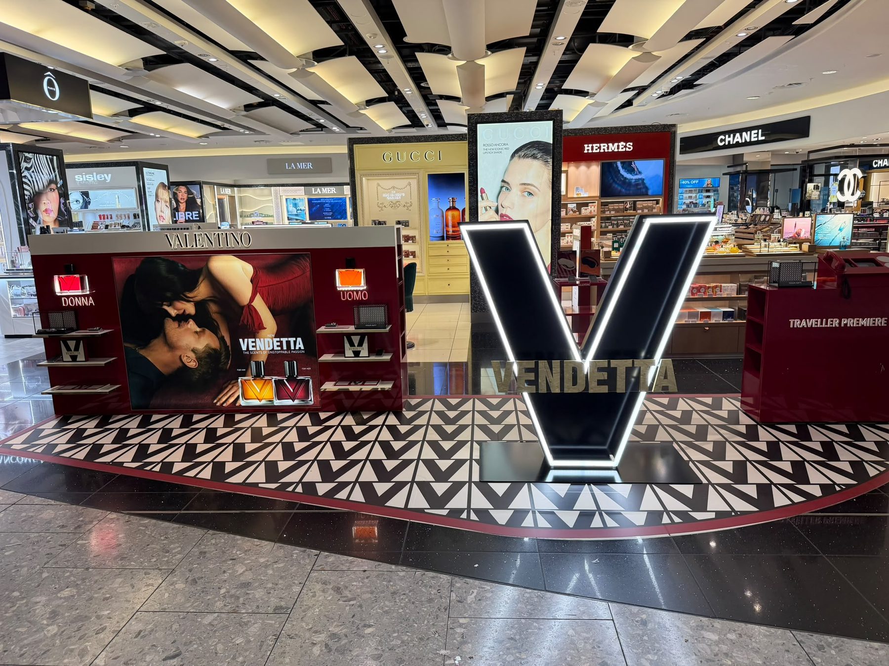 Valentino at Heathrow T5